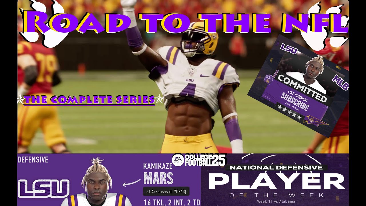 College Football 25 MLB Ep10*Road to Glory* *Road to the NFL*