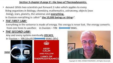yin yang explained 01-TRINITY of DAO. YIN, YANG, CHI- the laws of thermodynamics.