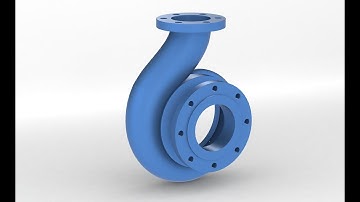 Solidworks tutorial: Centrifugal Pump Spiral Volute Casing Designing | CFP Casing design