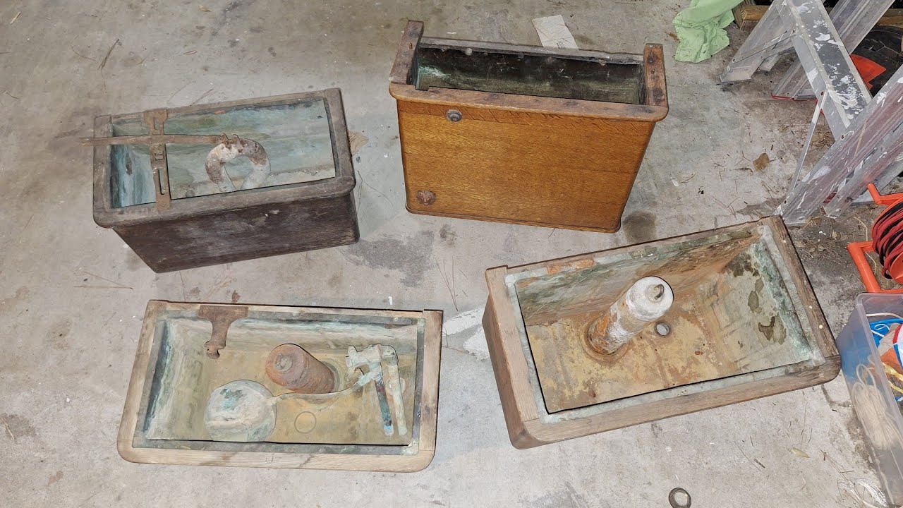 Authentic Victorian Era Wooden Toilet Tanks - YouTube
