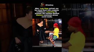 Lady Gaga fan's Unmatched Confidence goes viral after expecting his perfect moment  #shorts