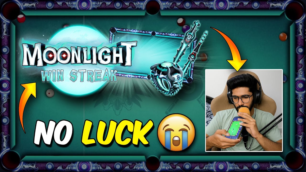 😭NO LUCK in Moonlight Win Streak Table!😭 | Can I Win the Devil Cue & Ring?😱 - 8 Ball Pool