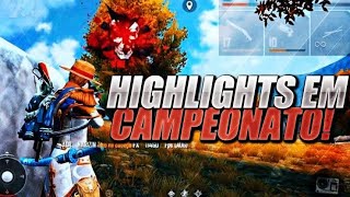 HIGHLIGHTS EM CAMPEONATO FREE FIRE - iPHONE XS MAX