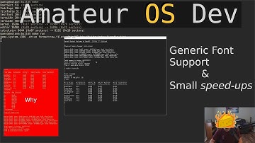 Amateur OS Dev - More "Generic" Fonts (in C)