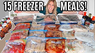 15 EASY Healthy Freezer Meals - Instant Pot, Slow Cooker, and Oven