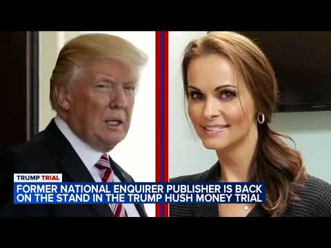 Former publisher back on stand in Trump hush money trial