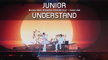 Junior - UNDERSTAND @Junior Mark ShineRise FANCON Day1 - 11 Aug 2025 [4K]