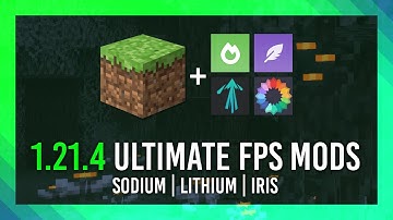 INSANE FPS 🤯 [1.21.4] Sodium, Lithium, Iris +MORE | MAX performance + Shaders