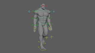 Orc walk cycle