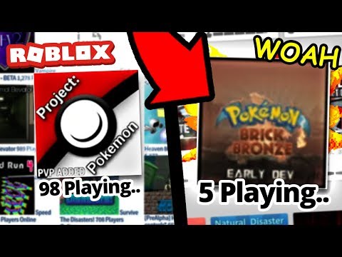 History Of Roblox Pokemon Games Pokemon Brick Bronze More Youtube - roblox old pokemon games