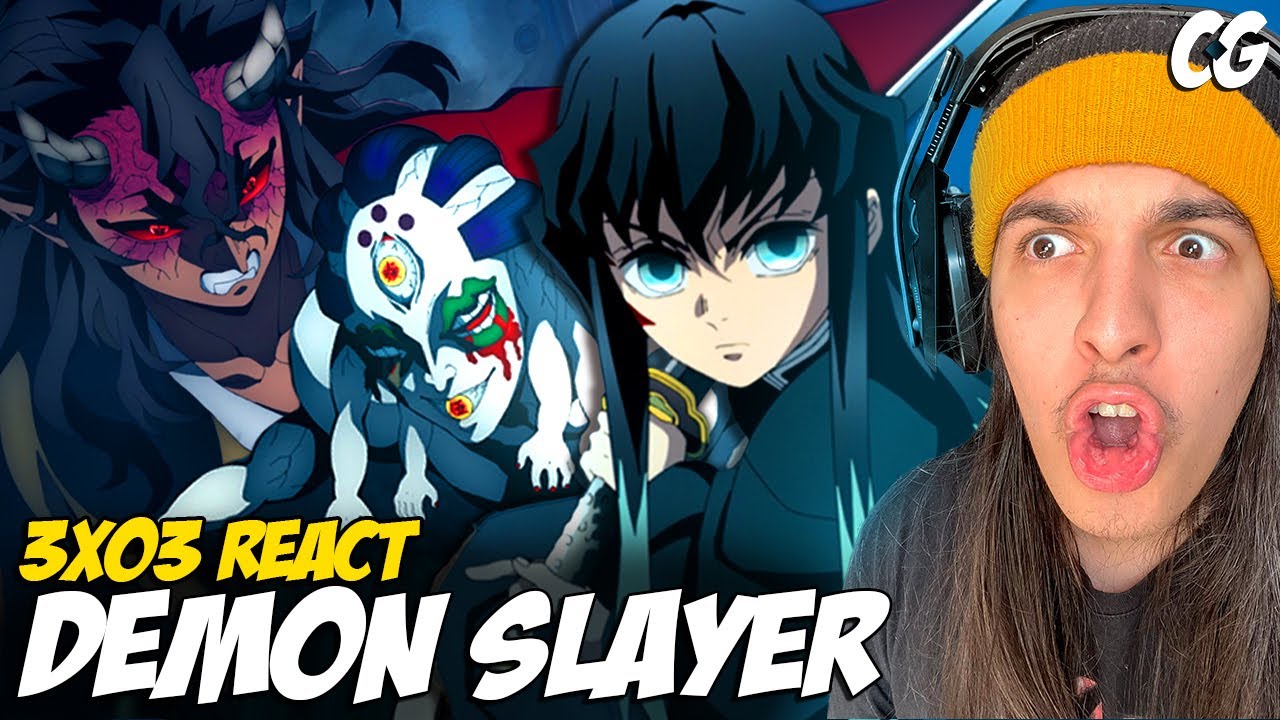 INVASÃO DOS LUAS SUPERIORES! TOKITO MITOU! - React Demon Slayer EP 3  temporada 3