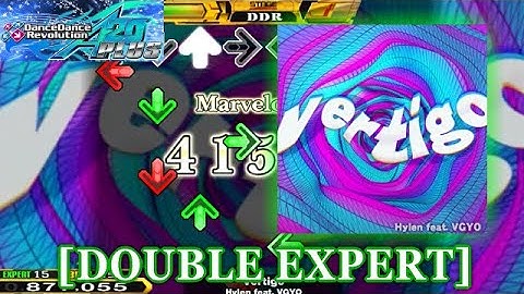 【DDR A20 PLUS】  Vertigo [DOUBLE EXPERT] 譜面確認＋クラップ