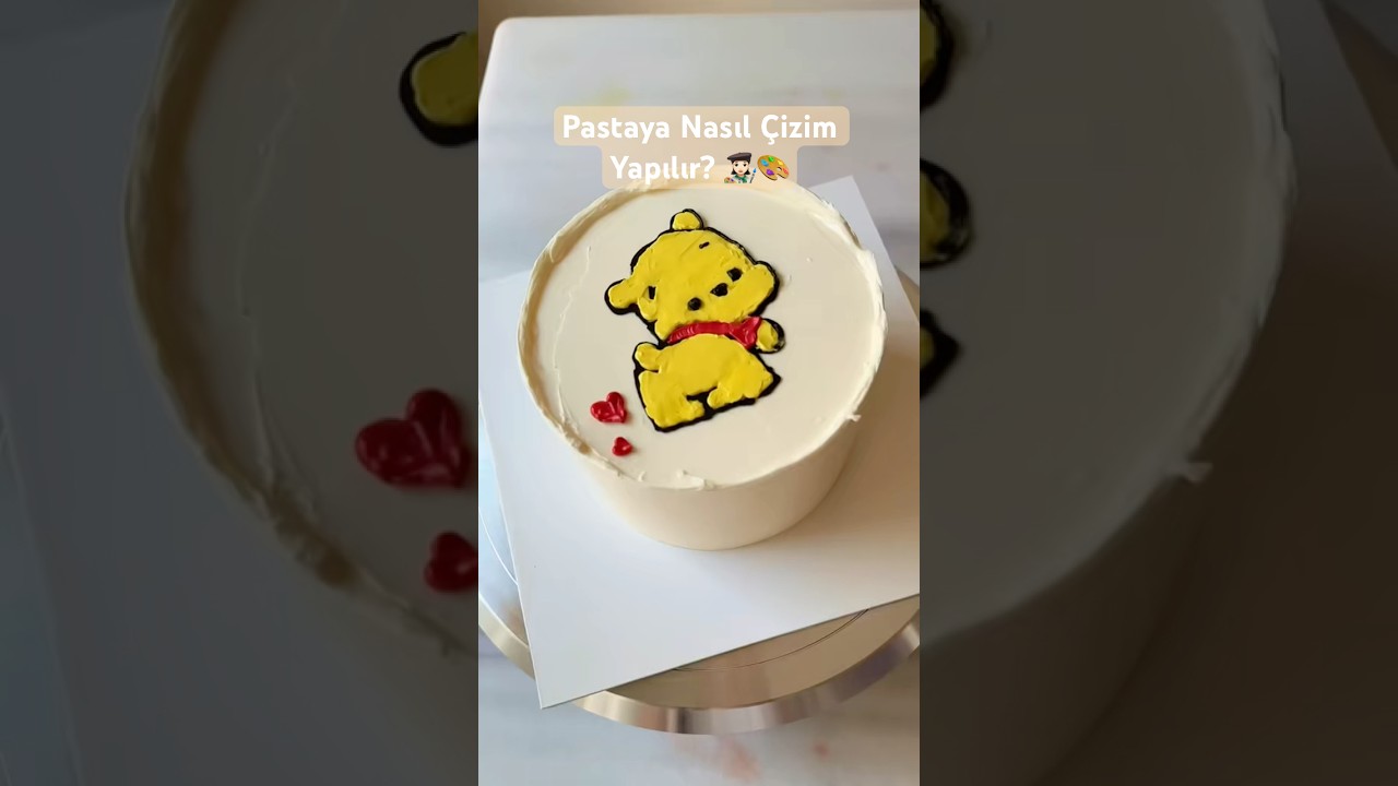Pastaya Resim Çizimi 👩🏻‍🎨 