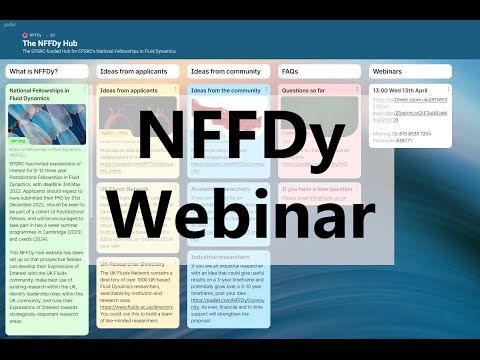 NFFDy Fellowships Webinar