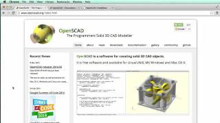 Lecture 3: Download OpenSCAD-FU courses