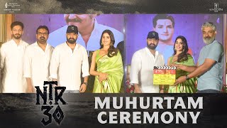 #NTR30 Muhurtam Ceremony Highlights | NTR | Koratala Siva | Janhvi Kapoor | Anirudh | Kalyan Ram