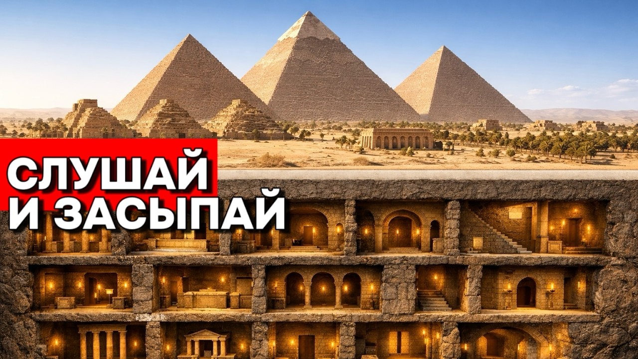 Самые загадочные подземные сооружения Земли: города, храмы и уровни цивилизаций | Лекция для сна