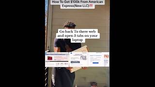 HOW TO GET $100K FROM AMERICAN EXPRESS WITH A NEW LLC(Check Comments💰)#Keymilitant#CMA#BusinessFund