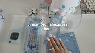an aesthetic [cinnamoroll] aliexpress haul