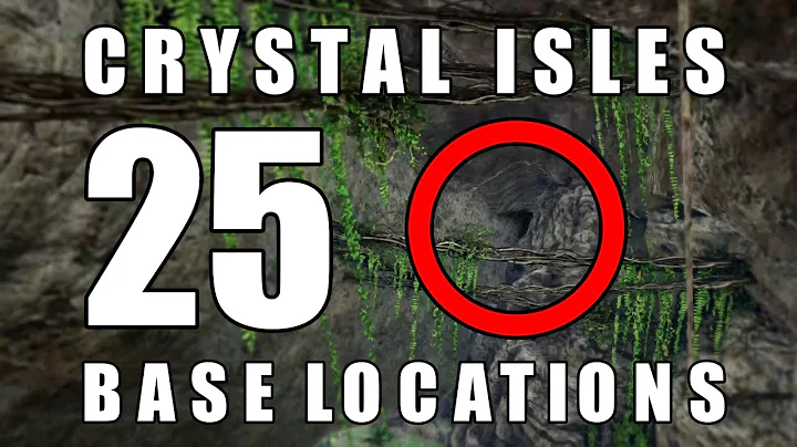 ARK Crystal Isles - 25 Base locations, rat holes, ...