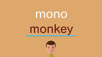 ¿Cómo Se dice mono en Inglés?