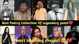 Best Poetry Collection Of Legendary Poets💔| Waseem Barelvi | Rahat Indori | Tahzeeb Hafi | Jaun Elia