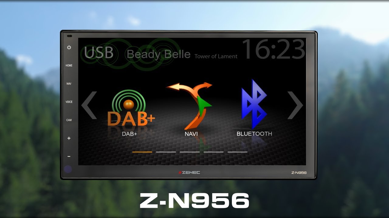 Z-N956 – 9“ / 22,9 cm Infotainer with HD Display - YouTube