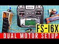 Two Motors with FS-i6X - How to Setup FS-i6X for Twin Motor Airplane - Flysky i6x (and i6) Tutorial