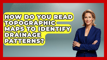 How Do You Read Topographic Maps To Identify Drainage Patterns? - Survival Skills for Everyone