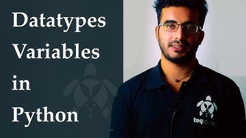 Python Data Types and Variables | Programming tutorial for beginners - #TeqstoriesPython