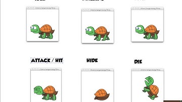 Animated Turtle - 2D Game Asset For Sale