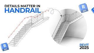 Revit 2025 Handrail Tutorial | Master Stair Railing Details in Minutes! @amitgupta79850