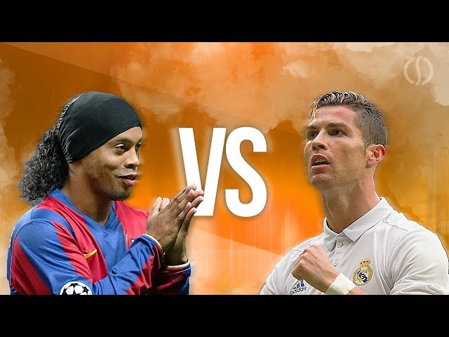 Ronaldinho VS Cristiano Ronaldo ► Splendid Dribbling Skills & Goals class=