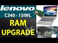 Lenovo Ideapad C340 15Iwl 🚩 81N5 💻 Ram Upgrade