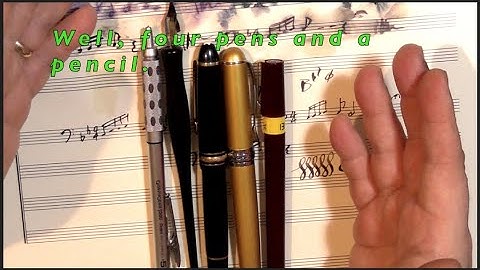 My Music Copying Pens