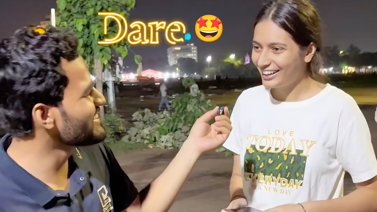 Cute girl funny qna 😂 giving dare 😱|| mruddin 