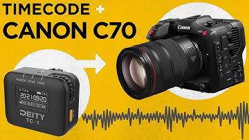 Timecode on Canon Cine Cameras | Deity TC-1 + Canon C70 / C80