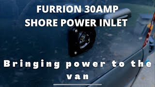 How to install a 30 amp shore power Inlet in your van