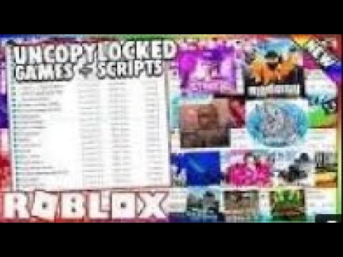 Roblox Uncopylocked Games Pack 2020 100 Working Youtube - roblox pubg uncopylocked