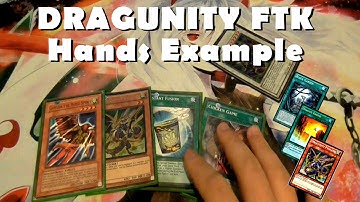 DRAGUNITY FTK Deck Tutorial - Combo Hands. Part 2 Yugioh