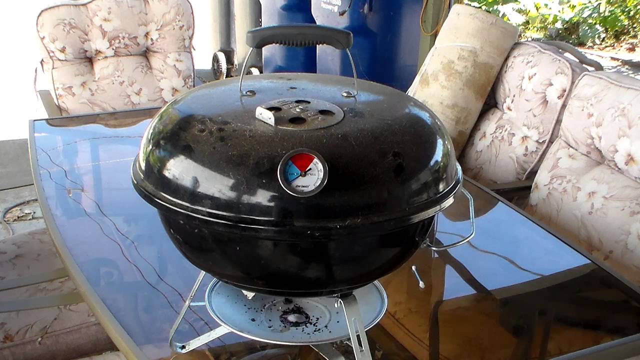 How to Install a Thermometer on the Weber Kettle Grill 