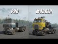 Snowrunner Pro vs Modder