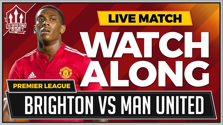Brighton vs Manchester United with Mark Goldbridge Watchalong