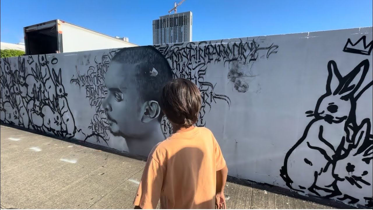 Super realistic art at Kakaako Hawaii 