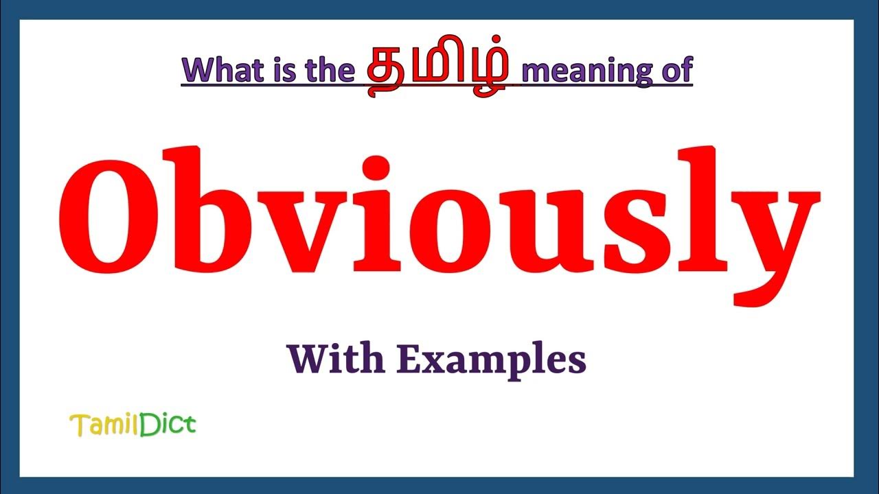 Obviously Meaning In Tamil Obviously In Tamil Obviously In Tamil obviously-meaning-in-tamil-obviously-in-tamil-obviously-in-tamil