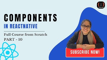 Components in React Native | Hindi | Part 10 #reactnative #icodingsaga