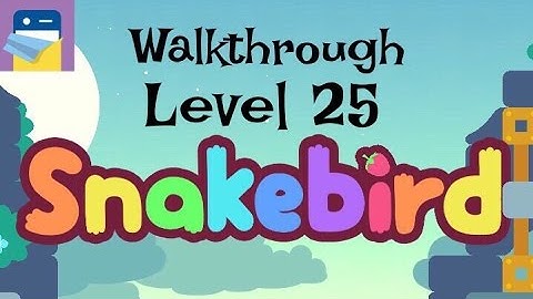 Snakebird: Level 25 Walkthrough & iOS iPhone 6S Gameplay (by Noumenon Games)