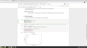 Artificial Neural Networks with Python - 3 - The Perceptron - 1