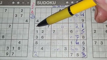 Thursday. Bonus Extra edition (#4923) Three Stars Sudoku puzzle. 07-28-2022 Extra part 1 of 4