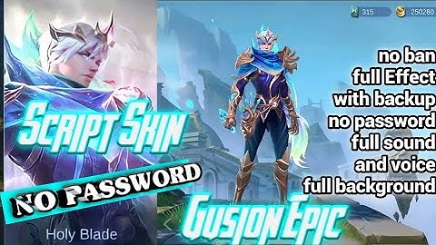 SCRIPT SKIN GUSION EPIC SOUL REVELATION FULL EFFECT NO PASSWORD PATCH AAMOON MOBILE LEGENDS TERBARU